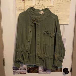 Women’s Wishlist Army Green Jean Jacket